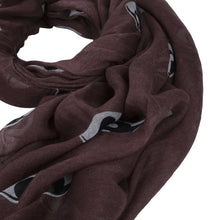 Load image into Gallery viewer, Large Unique Evil Eye Design Scarf Wrap Shawl Stole