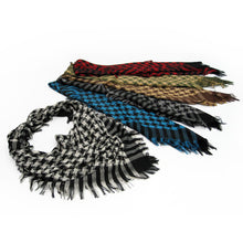 Load image into Gallery viewer, Premium Houndstooth Check Soft Square Scarf - Different Colors Available