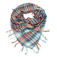 Load image into Gallery viewer, Multi-Colors Trendy Plaid & Houndstooth Check Soft Square Scarf