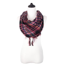 Load image into Gallery viewer, Multi-Colors Trendy Plaid & Houndstooth Check Soft Square Scarf