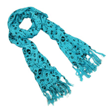 Load image into Gallery viewer, Skulls & Stars Multi Print Rebel Scarf
