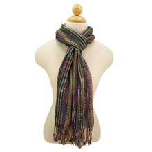 Load image into Gallery viewer, Unique Multi Color Trendy Glitter Scarf