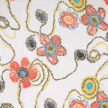 Load image into Gallery viewer, Elegant Flower Print Fringe Scarf