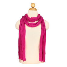 Load image into Gallery viewer, Premium Long Solid Color Jersey Scarf - Different Colors Available