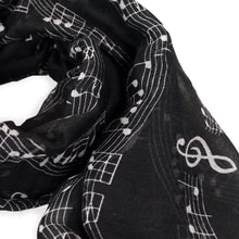 Load image into Gallery viewer, Premium Music Notes & Chords Fashion Scarf Wrap - Different Colors