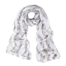 Load image into Gallery viewer, Premium Music Notes & Chords Fashion Scarf Wrap - Different Colors