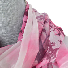 Load image into Gallery viewer, Elegant Chiffon Tree Leaves Infinity Loop Circle Fashion Scarf