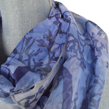 Load image into Gallery viewer, Elegant Chiffon Tree Leaves Infinity Loop Circle Fashion Scarf