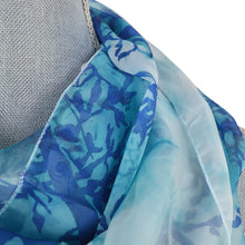 Load image into Gallery viewer, Elegant Chiffon Tree Leaves Infinity Loop Circle Fashion Scarf