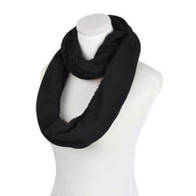 Load image into Gallery viewer, Winter Soft Faux Fur Plain Solid Color Double Layer Infinity Loop Circle Scarf