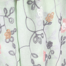 Load image into Gallery viewer, Premium Embroidered Floral Dainty Tassel Hem Scarf Wrap Shawl