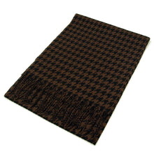 Load image into Gallery viewer, Classic Premium Unisex Houndstooth Winter Fringe Scarf