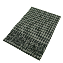 Load image into Gallery viewer, Classic Premium Unisex Houndstooth Winter Fringe Scarf