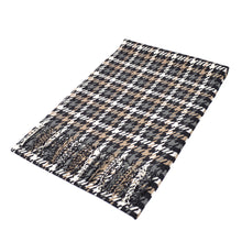 Load image into Gallery viewer, Classic Premium Unisex Houndstooth Winter Fringe Scarf