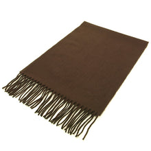 Load image into Gallery viewer, TrendsBlue Classic Premium Unisex Plain Solid Color Winter Fringe Scarf