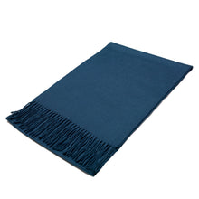 Load image into Gallery viewer, TrendsBlue Classic Premium Unisex Plain Solid Color Winter Fringe Scarf
