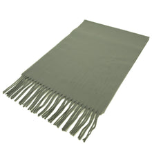 Load image into Gallery viewer, TrendsBlue Classic Premium Unisex Plain Solid Color Winter Fringe Scarf