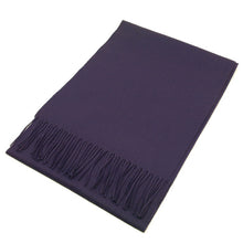 Load image into Gallery viewer, TrendsBlue Classic Premium Unisex Plain Solid Color Winter Fringe Scarf