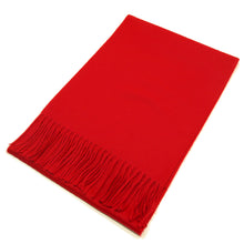 Load image into Gallery viewer, TrendsBlue Classic Premium Unisex Plain Solid Color Winter Fringe Scarf
