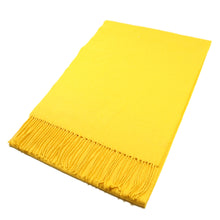 Load image into Gallery viewer, TrendsBlue Classic Premium Unisex Plain Solid Color Winter Fringe Scarf