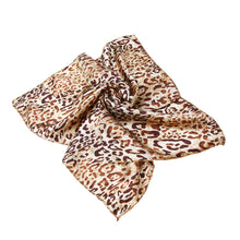 Load image into Gallery viewer, Premium Silk Feel Animal Print Square Satin Scarf 20"- Different Prints Available