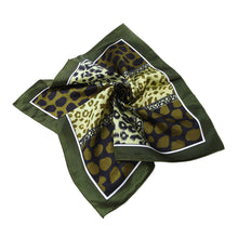 Load image into Gallery viewer, Premium Silk Feel Animal Print Square Satin Scarf 20"- Different Prints Available