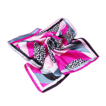 Load image into Gallery viewer, Premium Silk Feel Animal Print Square Satin Scarf 20"- Different Prints Available