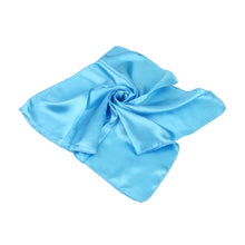 Load image into Gallery viewer, Elegant Small Silk Feel Solid Color Satin Square Scarf 19.5" - Different Colors