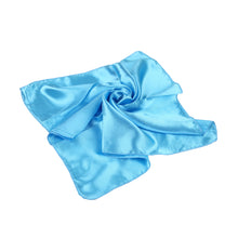 Load image into Gallery viewer, Elegant Small Silk Feel Solid Color Satin Square Scarf 19.5" - Different Colors