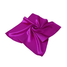 Load image into Gallery viewer, Elegant Small Silk Feel Solid Color Satin Square Scarf 19.5" - Different Colors