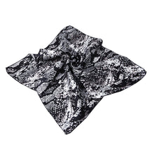 Load image into Gallery viewer, Premium Silk Feel Animal Print Square Satin Scarf 20"- Different Prints Available