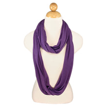 Load image into Gallery viewer, TrendsBlue Elegant Solid Color Infinity Loop Jersey Scarf