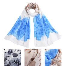 Load image into Gallery viewer, Elegant Daisy Floral Print Fashion Scarf Wrap - Different Colors