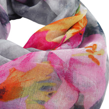 Load image into Gallery viewer, Elegant Painted Flower Floral Print Scarf Wrap - Different Colors