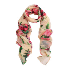 Load image into Gallery viewer, Elegant Pretty Floral Print Scarf Wrap - Diff Colors Available