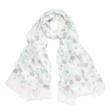 Load image into Gallery viewer, Elegant Hot Air Balloon Print Frayed End Fashion Scarf - Different Colors