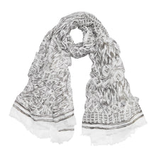 Load image into Gallery viewer, Elegant Vintage Mono Tone Tribal Style Fashion Frayed End Scarf - Diff Colors