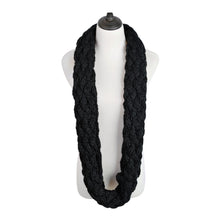 Load image into Gallery viewer, Premium Solid Winter Criss Cross Knit Thick Infinity Loop Circle Scarf