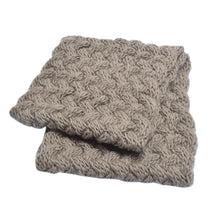 Load image into Gallery viewer, Premium Solid Winter Criss Cross Knit Thick Infinity Loop Circle Scarf