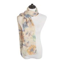 Load image into Gallery viewer, Elegant Viscose Artistic Floral Print Fashion Scarf Wrap