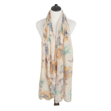 Load image into Gallery viewer, Elegant Viscose Artistic Floral Print Fashion Scarf Wrap