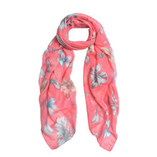 Load image into Gallery viewer, Elegant Viscose Artistic Floral Print Fashion Scarf Wrap