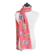 Load image into Gallery viewer, Elegant Viscose Artistic Floral Print Fashion Scarf Wrap