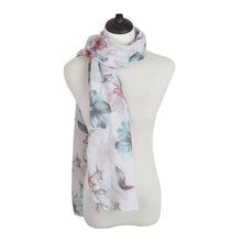 Load image into Gallery viewer, Elegant Viscose Artistic Floral Print Fashion Scarf Wrap