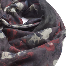 Load image into Gallery viewer, Elegant Viscose Artistic Plum Blossom Floral Print Fashion Scarf Wrap