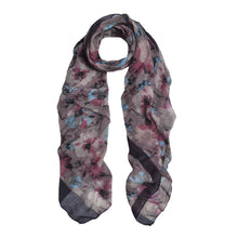 Load image into Gallery viewer, Elegant Viscose Artistic Plum Blossom Floral Print Fashion Scarf Wrap