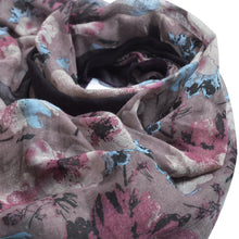 Load image into Gallery viewer, Elegant Viscose Artistic Plum Blossom Floral Print Fashion Scarf Wrap