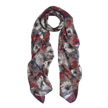 Load image into Gallery viewer, Elegant Viscose Artistic Plum Blossom Floral Print Fashion Scarf Wrap