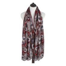Load image into Gallery viewer, Elegant Viscose Artistic Plum Blossom Floral Print Fashion Scarf Wrap