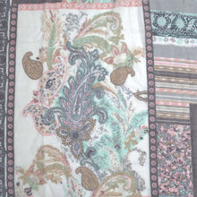 Load image into Gallery viewer, Premium Tribal Paisley Floral Print Frayed Edge Scarf Shawl Wrap - Diff Colors